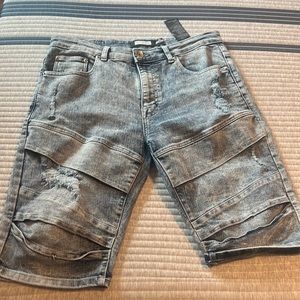 WT 02 denim shorts
